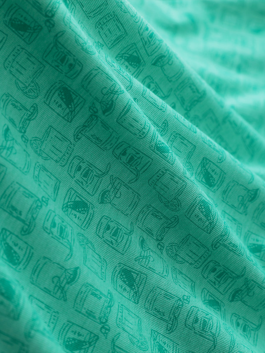 Popular Heather Print Polo