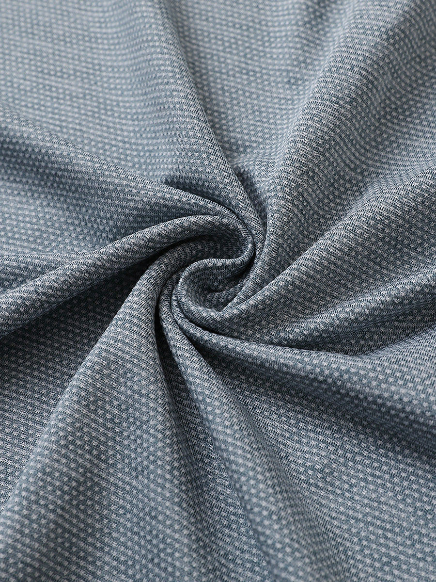 Ventilated Heather Jacquard Polo