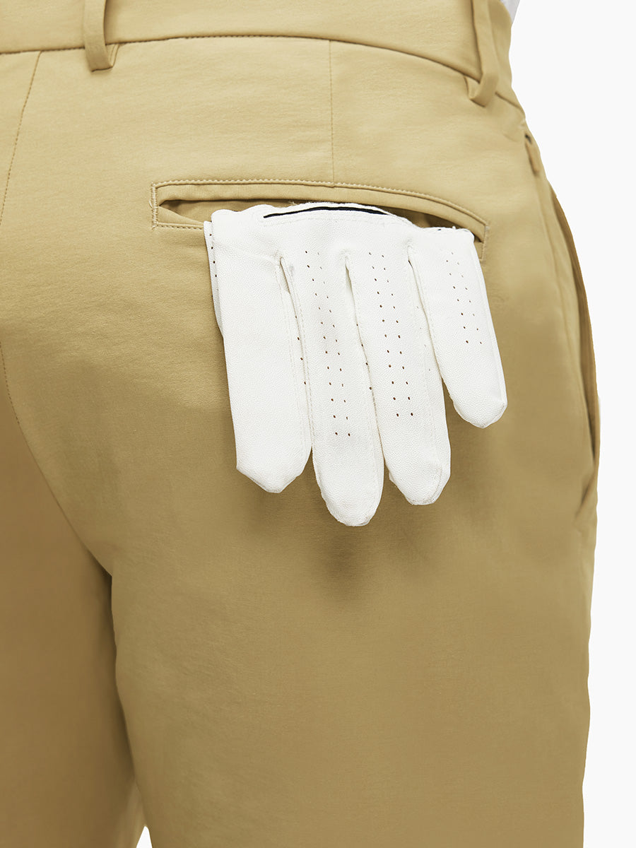 Flat Front Flex Cotton Blend Golf Shorts