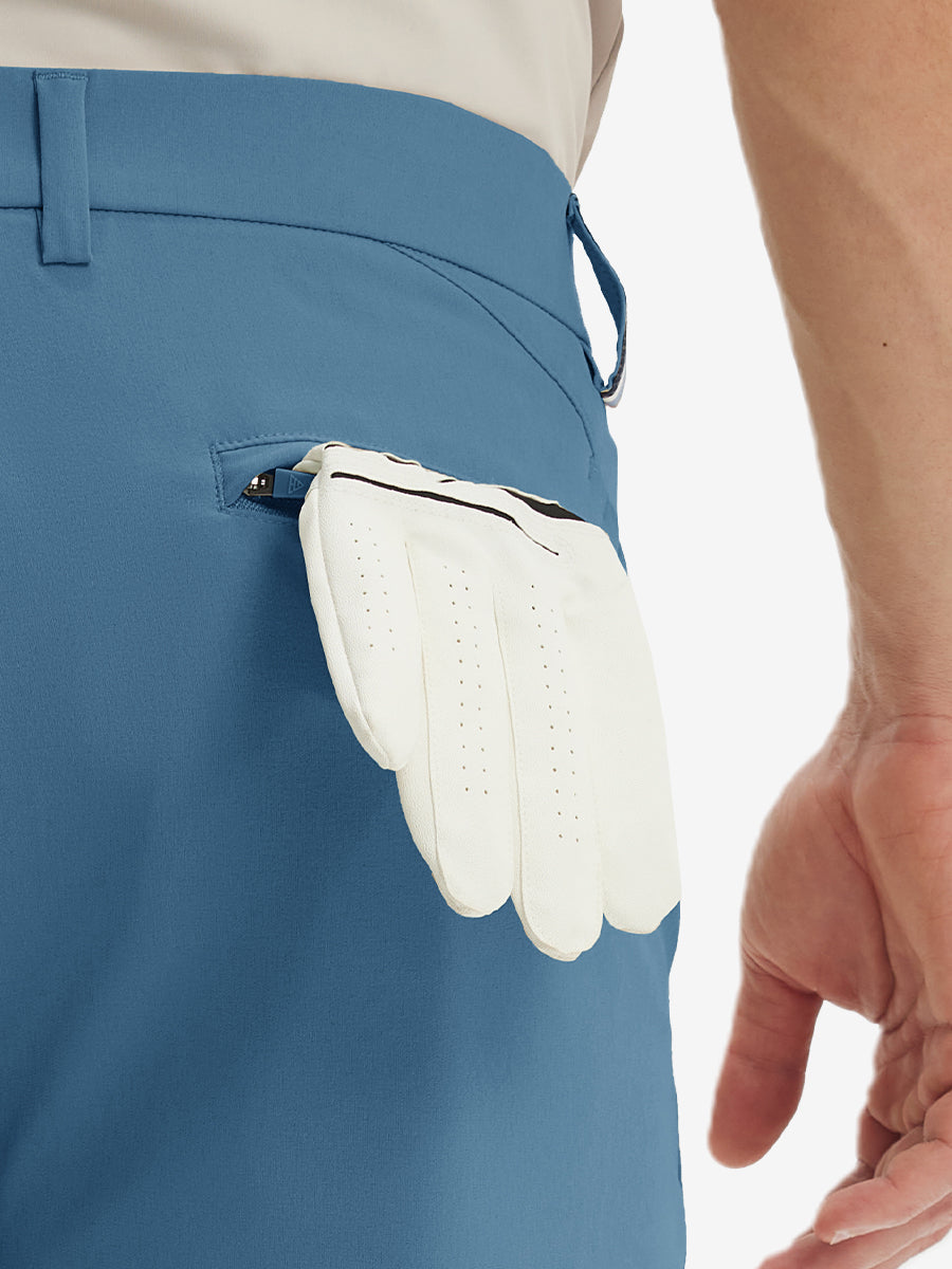 Water Repellent Classic Fit Flat Front Golf Dress Pants