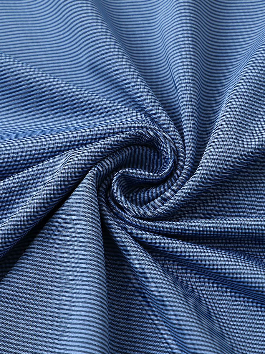 Pinstripe Jersey Performance Polo