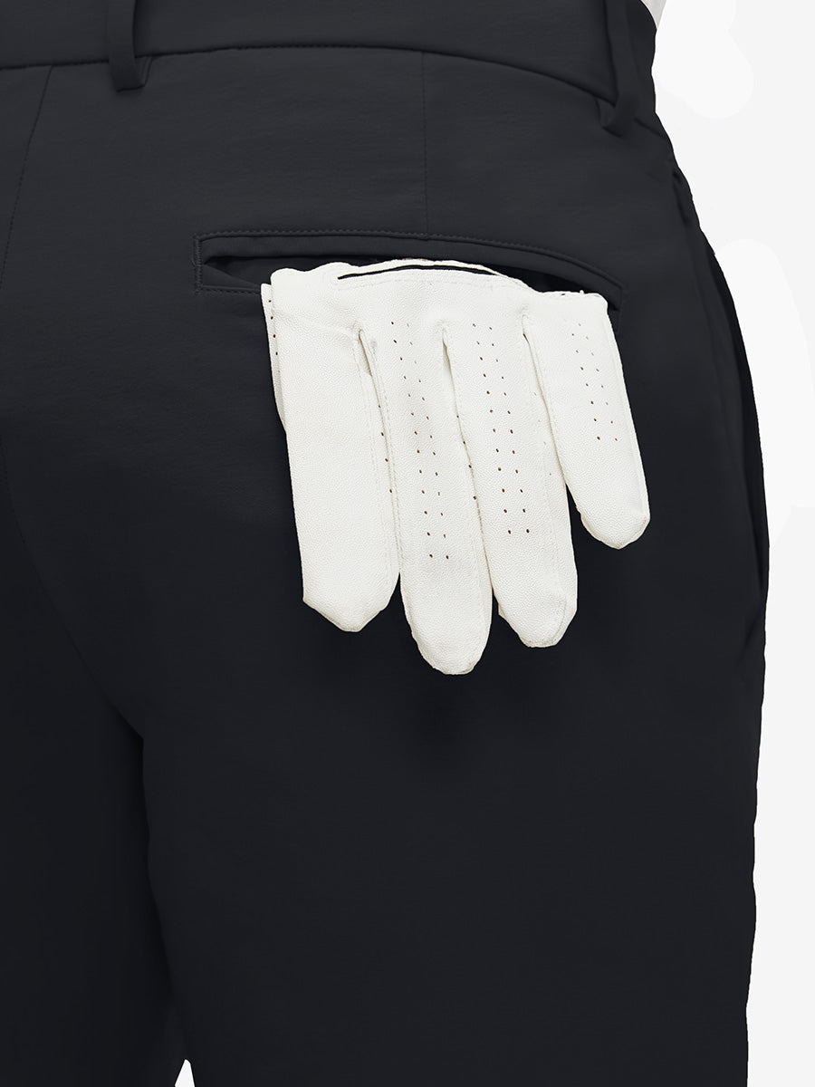 Flat Front Flex Cotton Blend Golf Shorts