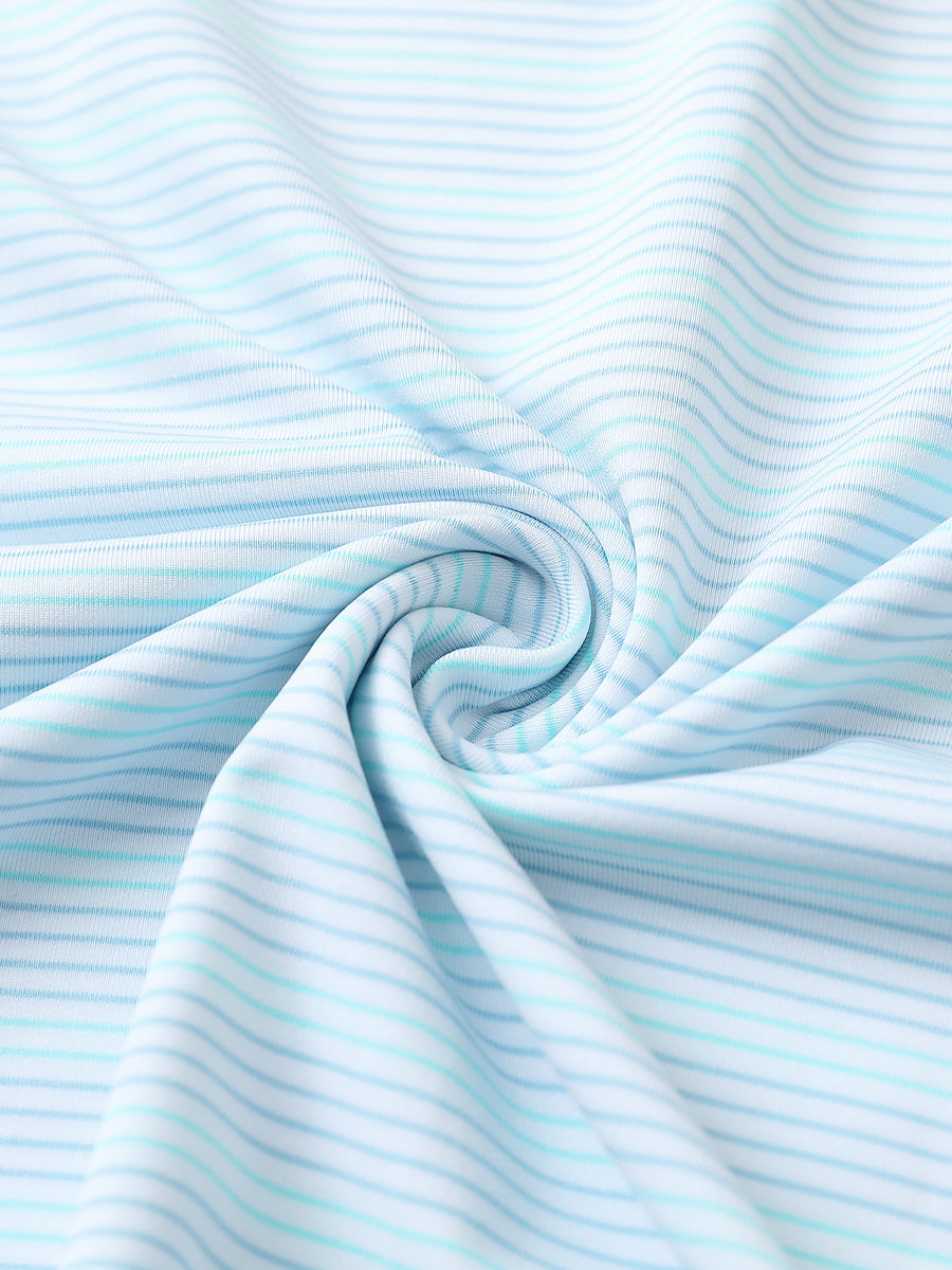 Performance Stripe Golf Shirts