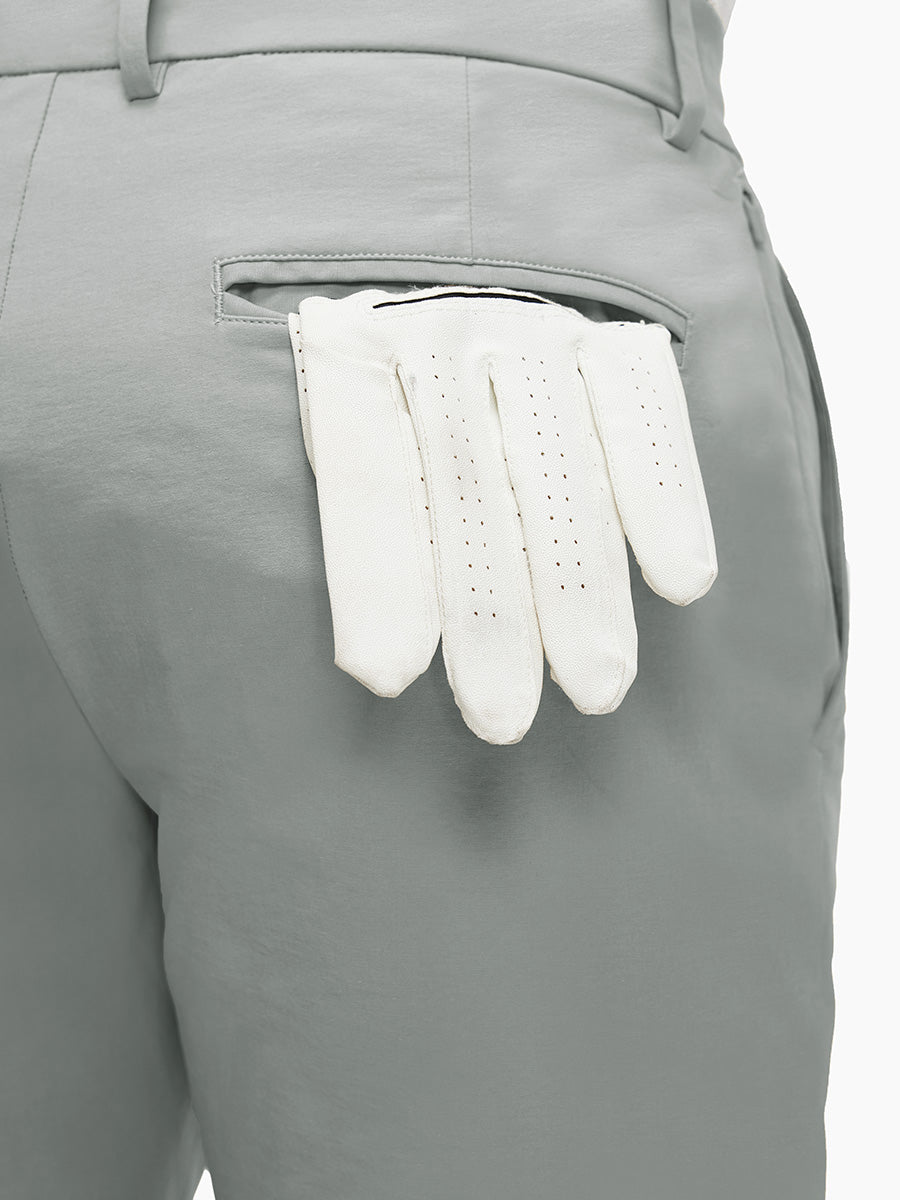 Flat Front Flex Cotton Blend Golf Shorts
