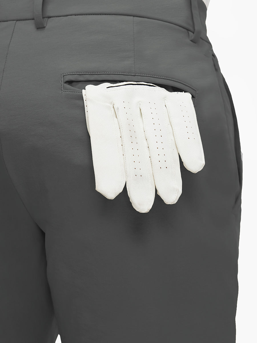 Flat Front Flex Cotton Blend Golf Shorts