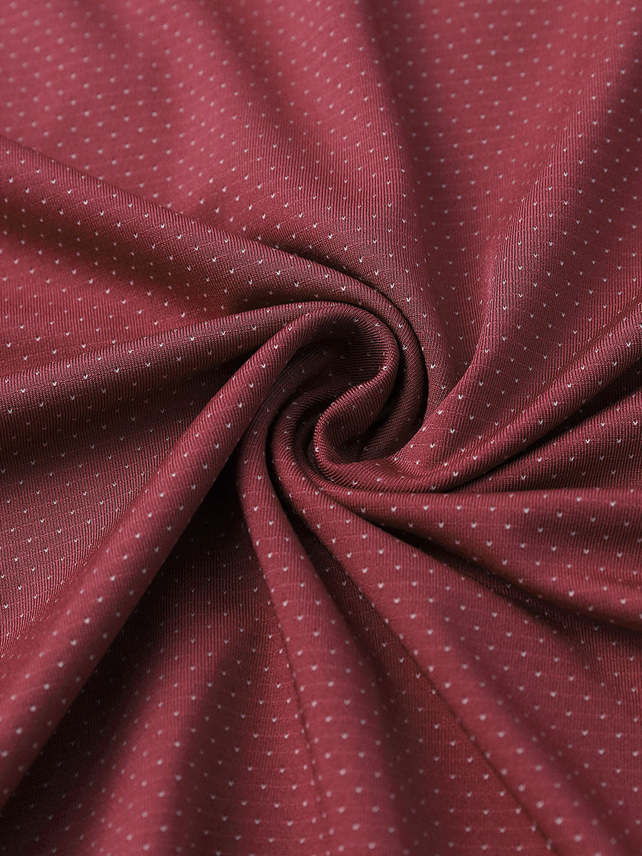 4 Way Stretch Jacquard Polo