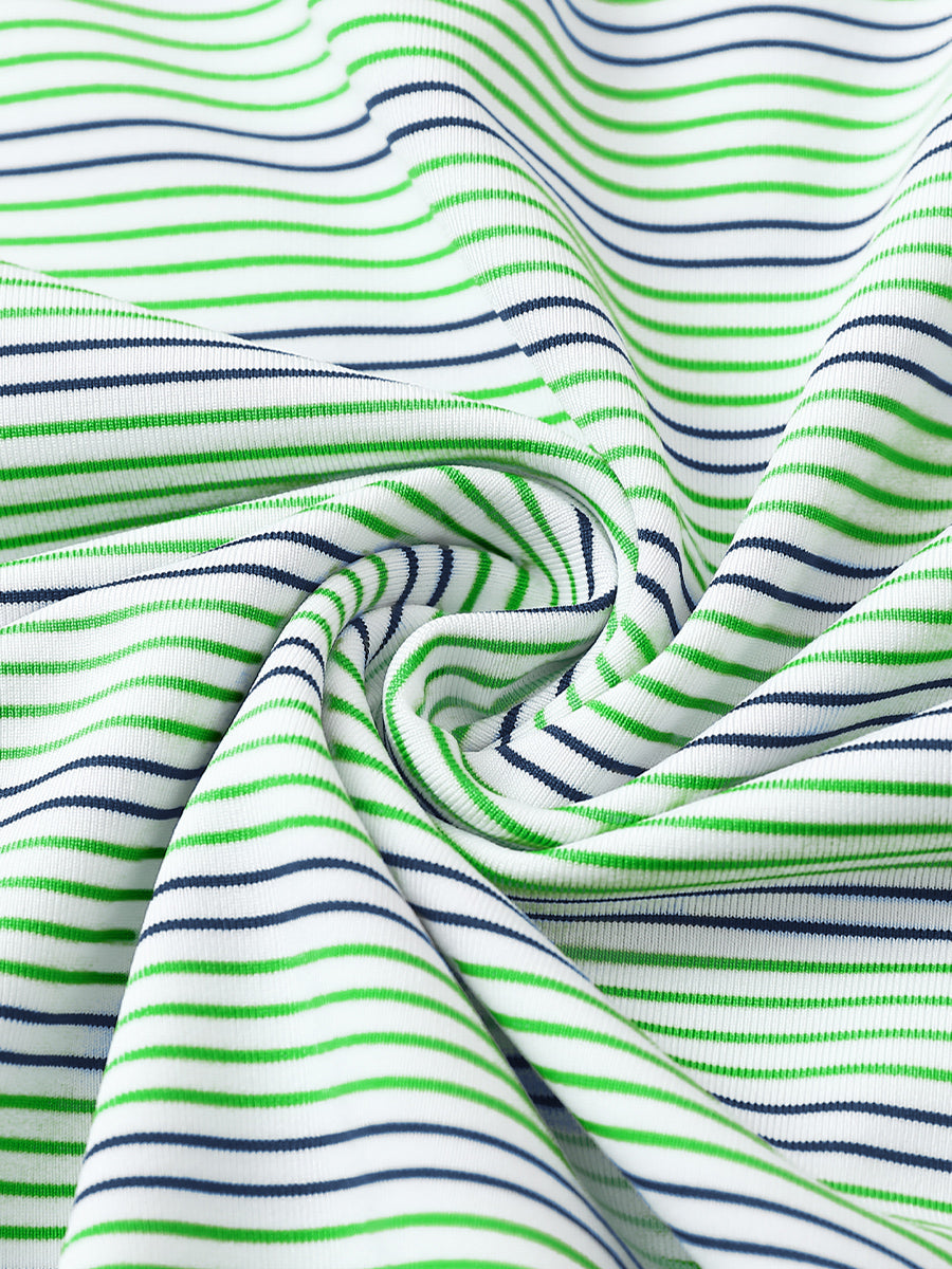 Performance Stripe Golf Shirts