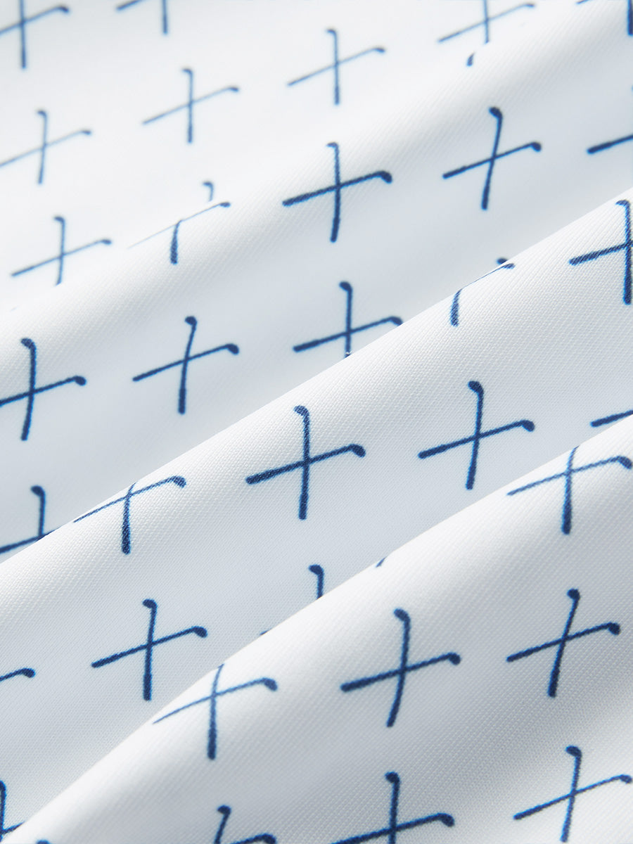 Performance Quick Dry Print Golf Polos