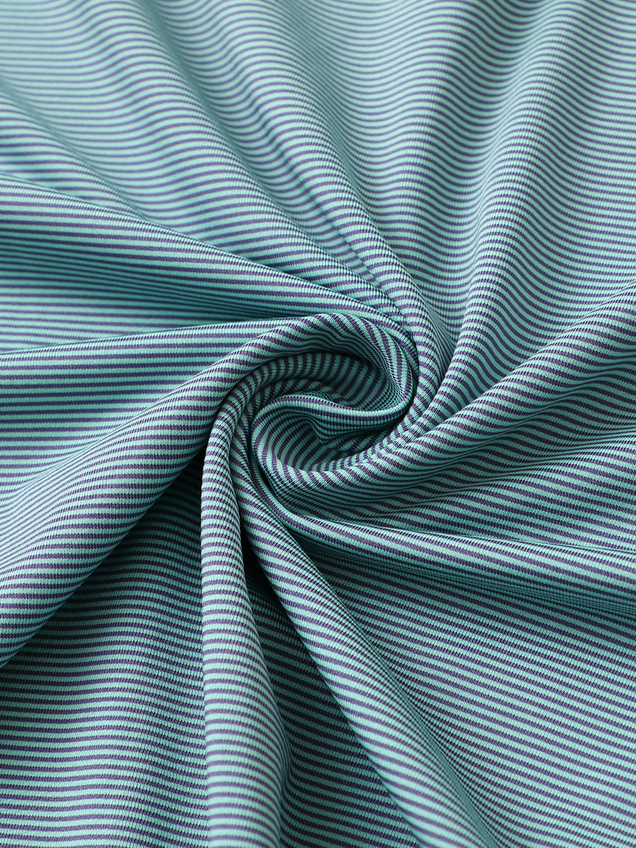 Pinstripe Jersey Performance Polo
