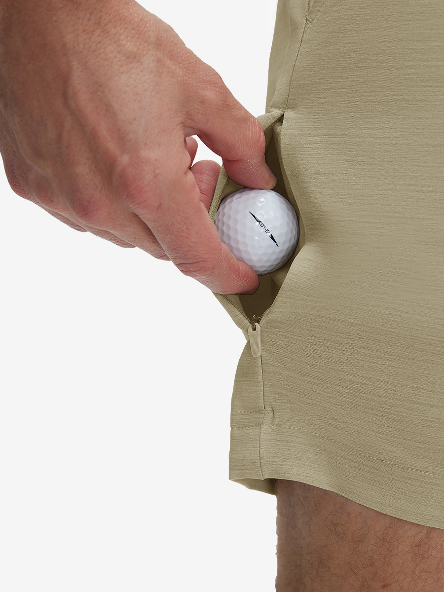 Flat Front Hybrid Golf Shorts