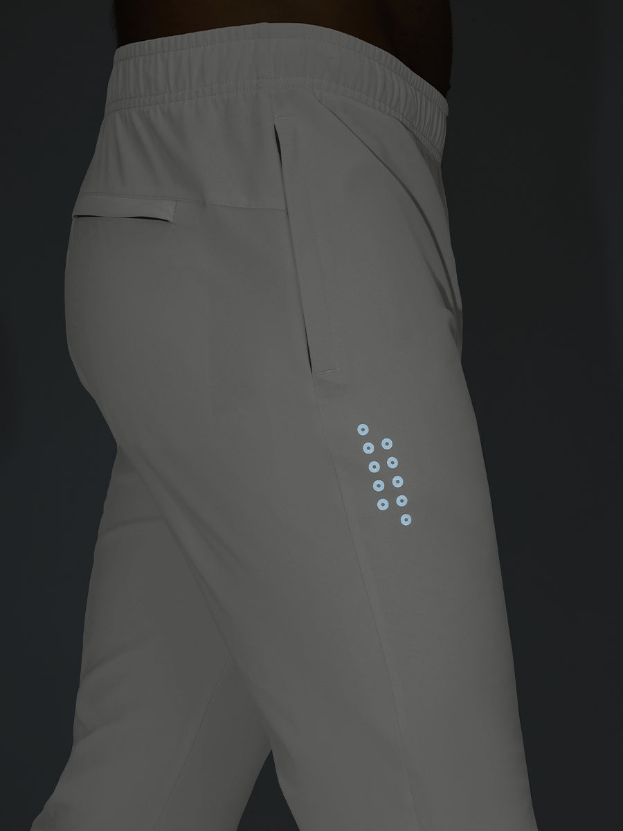 Mesh Joggers with Zipper Pockets