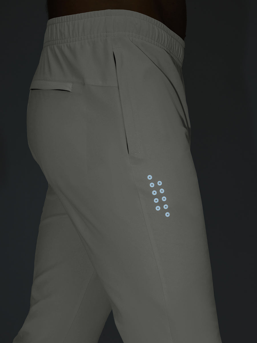 Mesh Joggers with Zipper Pockets