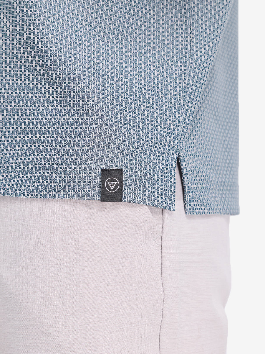 Moisture Wicking Jacquard Golf Shirts