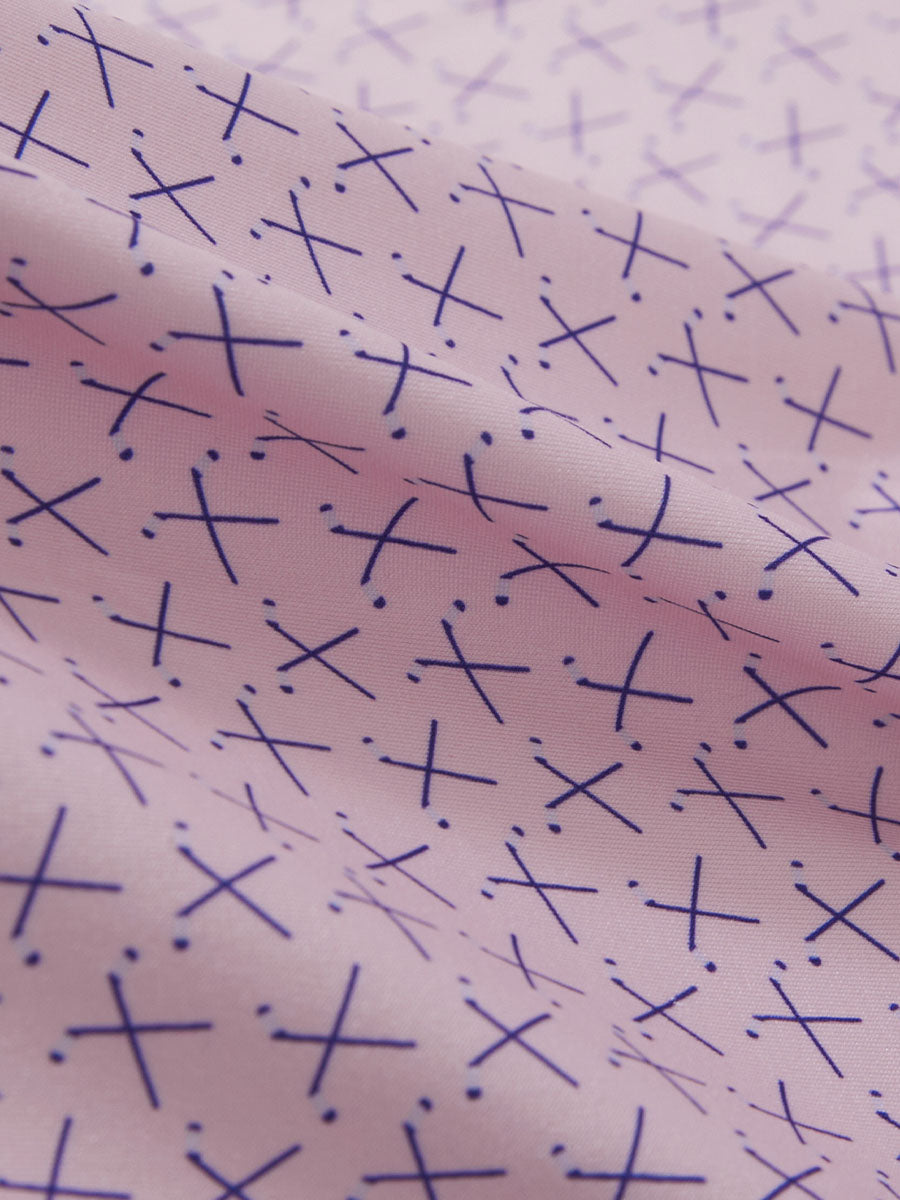 Premium Ribbed Collar Print Polo Shirts