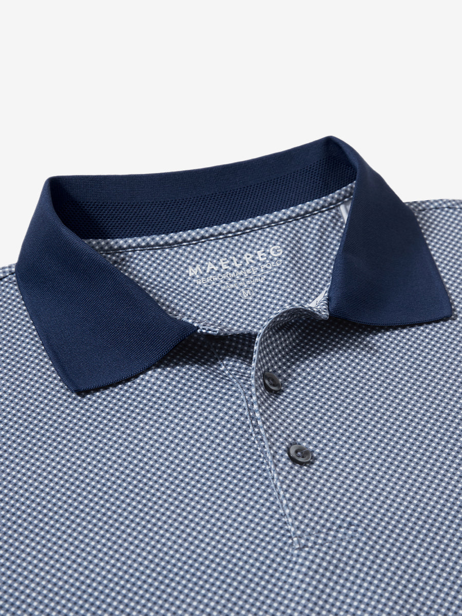 Premium Ribbed Collar Print Polo Shirts