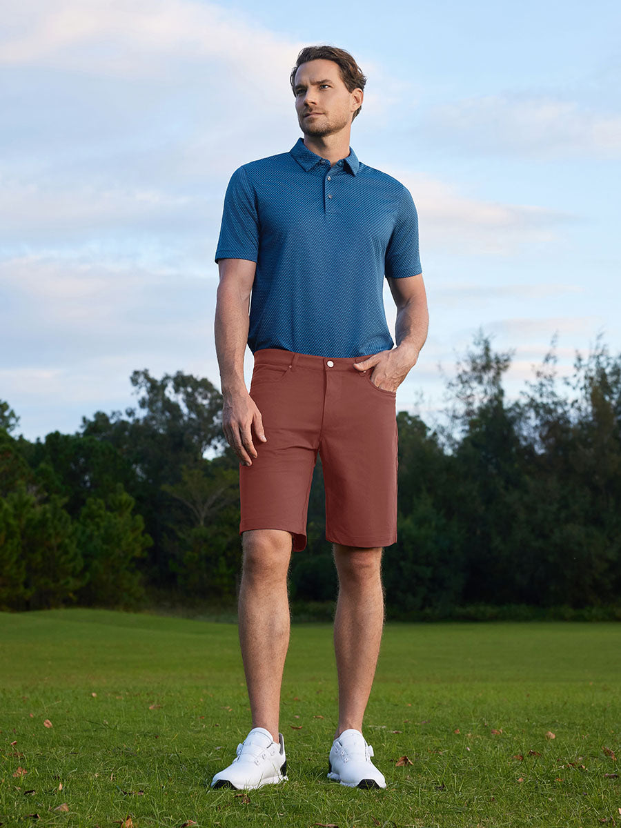 4-way Stretch Performance Solid Shorts