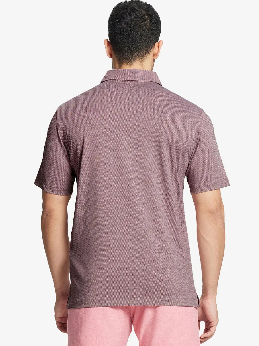 Ventilated Heather Jacquard Polo