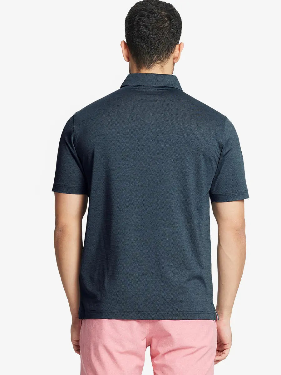 Ventilated Heather Jacquard Polo