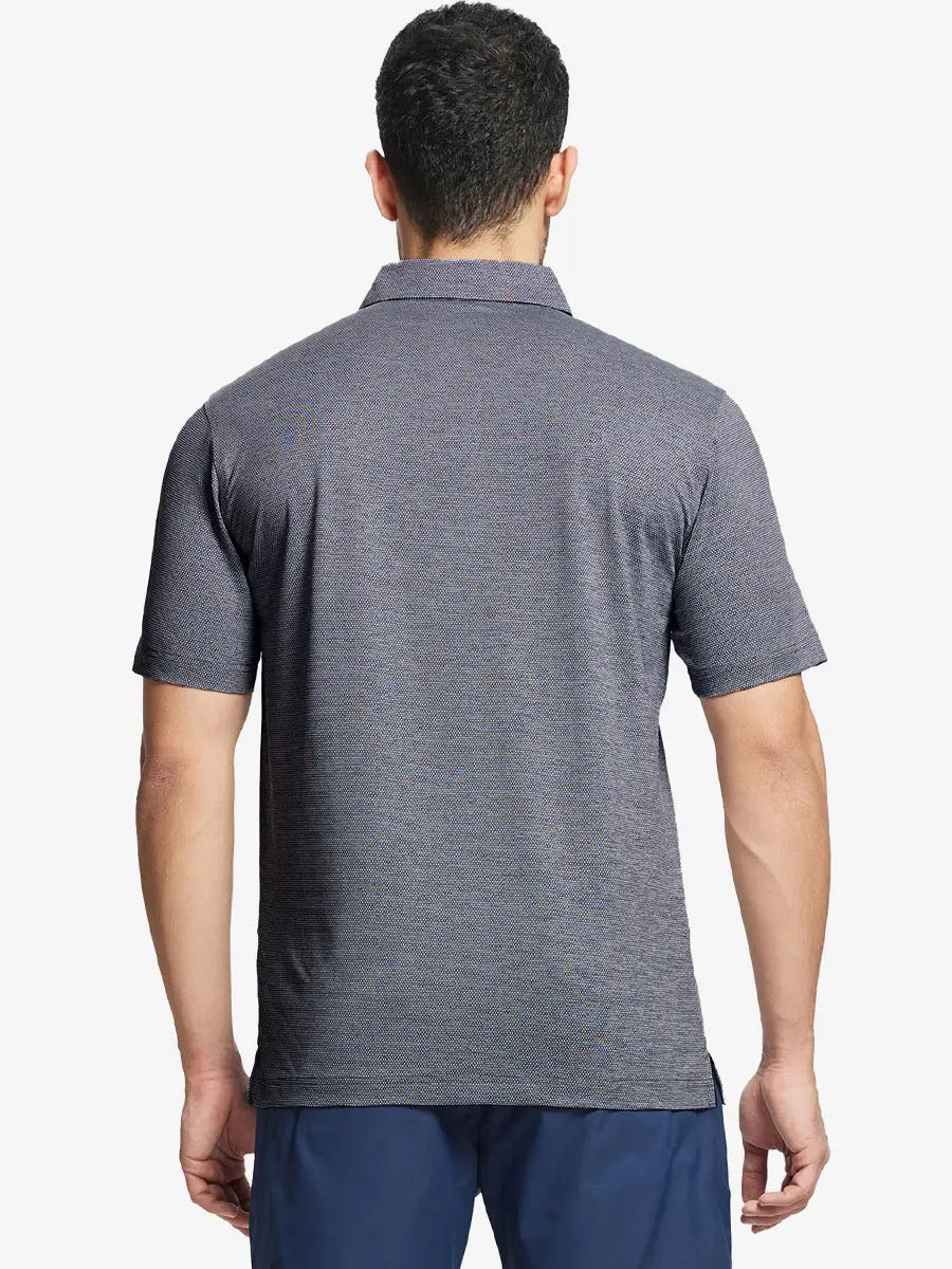 Ventilated Heather Jacquard Polo