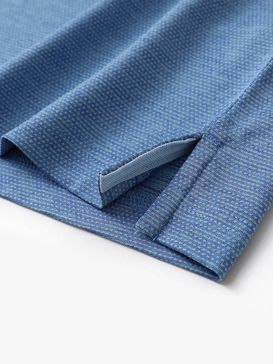 Ventilated Heather Jacquard Polo
