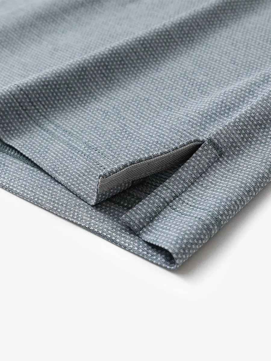 Ventilated Heather Jacquard Polo