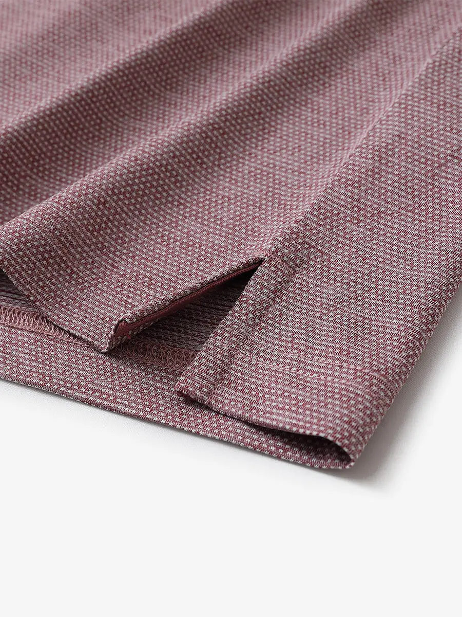 Ventilated Heather Jacquard Polo