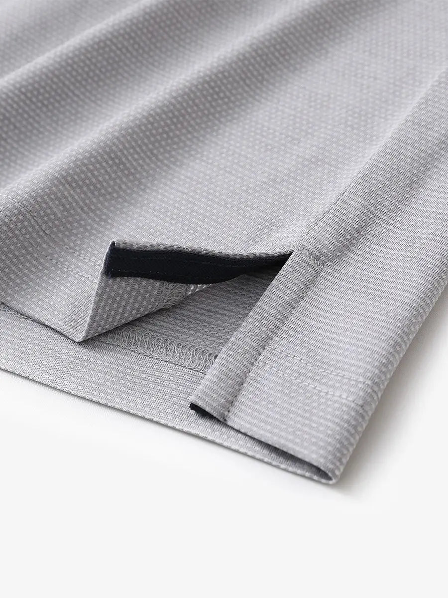 Ventilated Heather Jacquard Polo