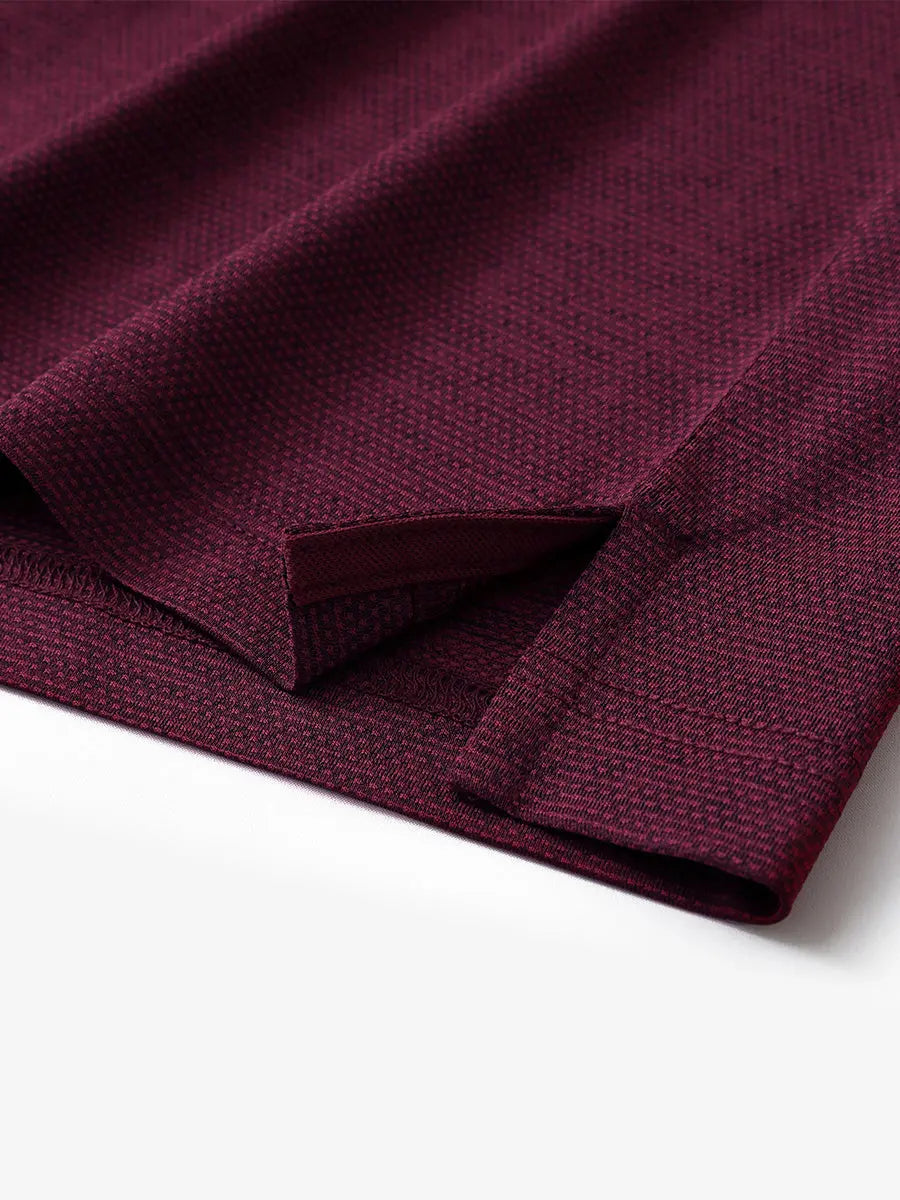 Ventilated Heather Jacquard Polo