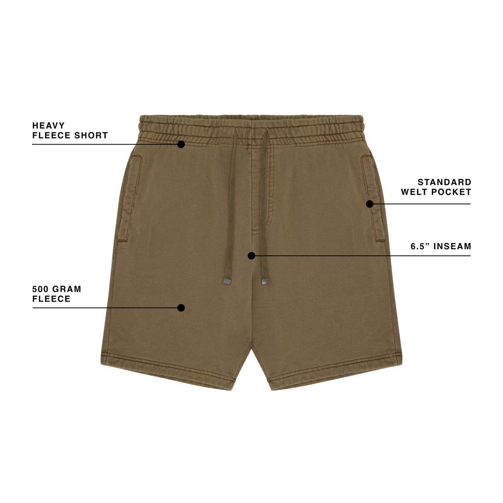 MENS HEAVYWEIGHT FLEECE SHORT