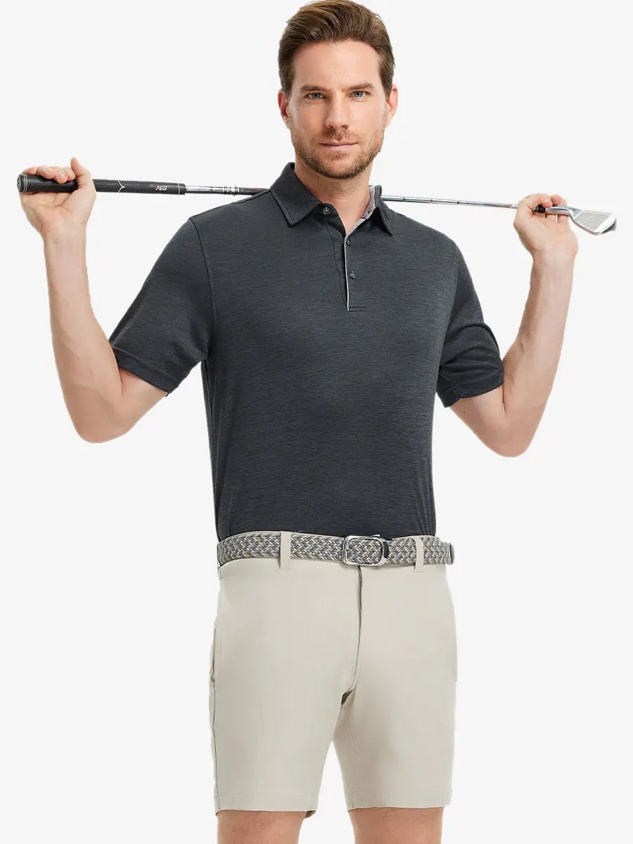 Modern Fit Melange Polo