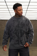 8002 - Batman Comic Longsleeves