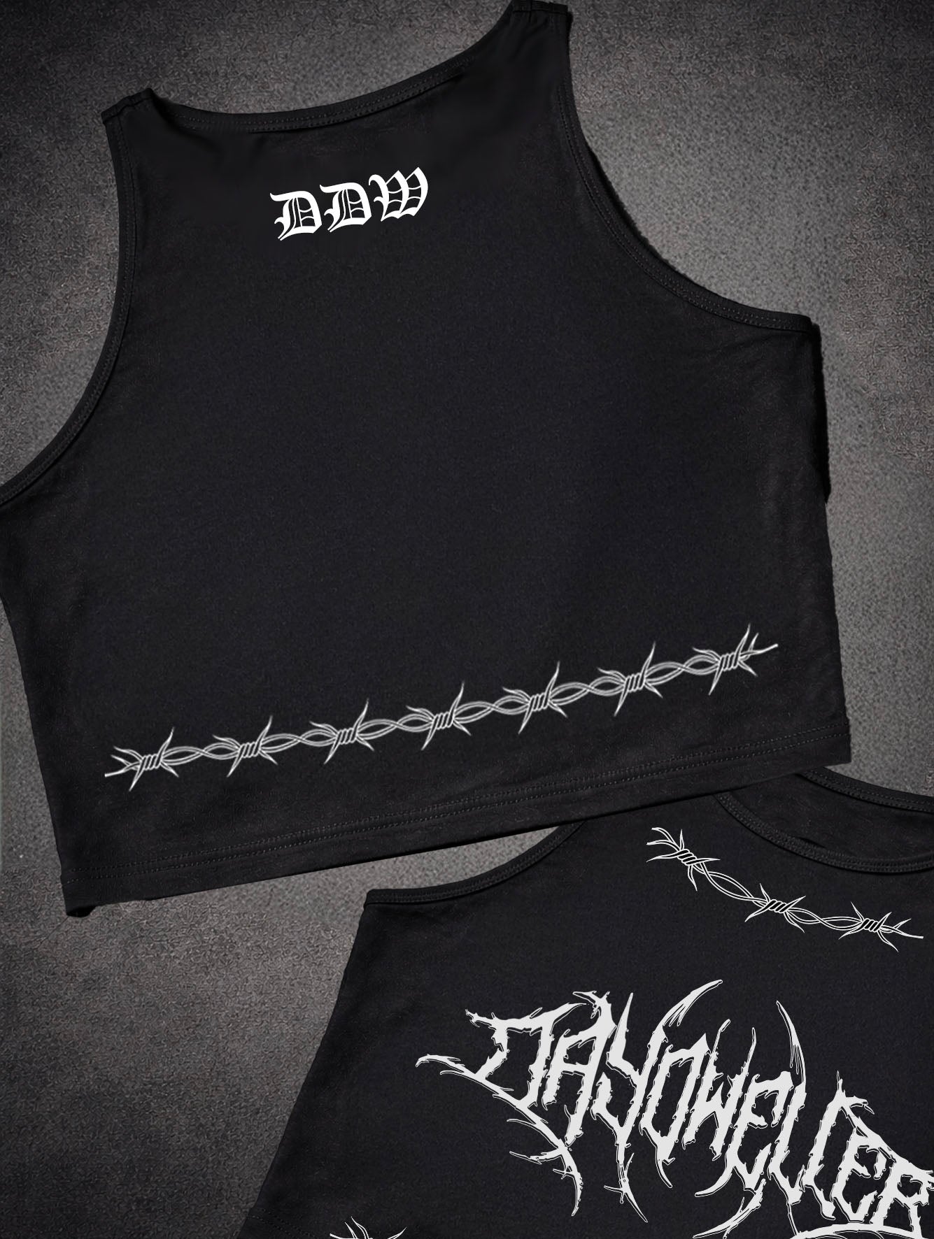 'DDW Barb' Crop Top