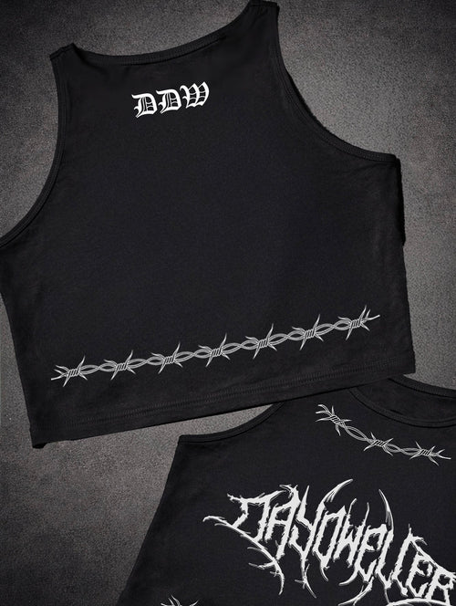 'DDW Barb' Crop Top