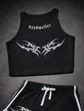 'Cybersigilism' Crop Top