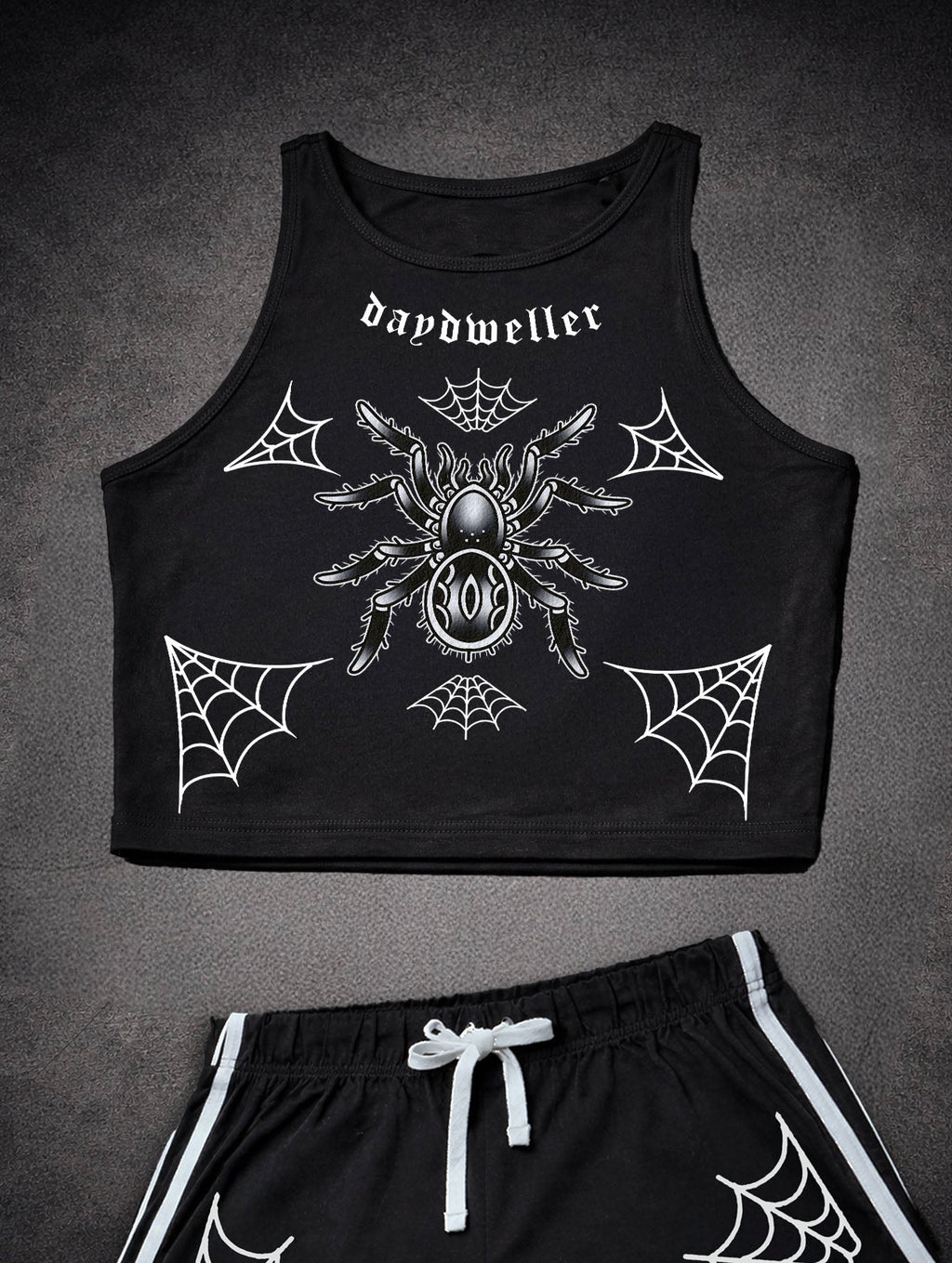 'Spider' Crop Top