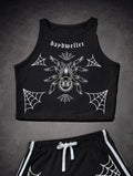 'Spider' Crop Top