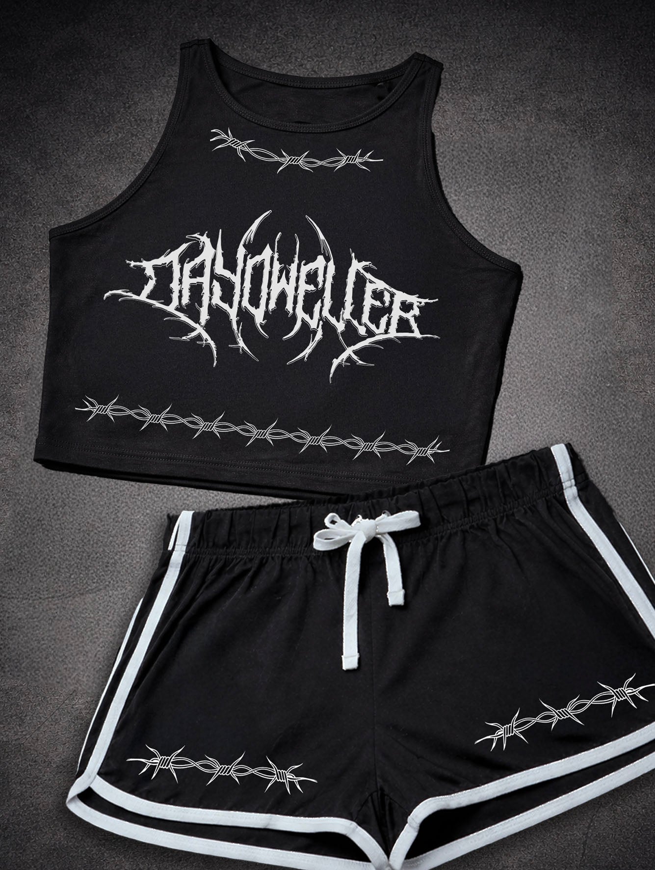 'DDW Barb' Booty Shorts