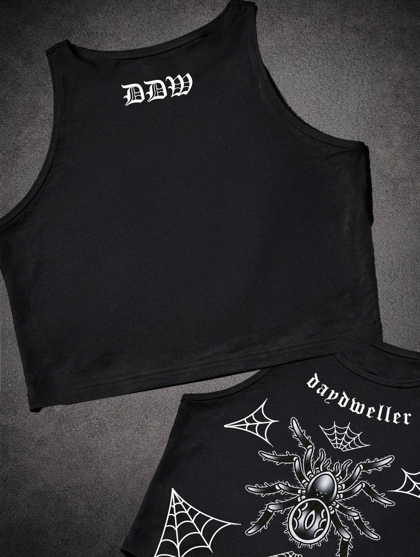 'Spider' Crop Top