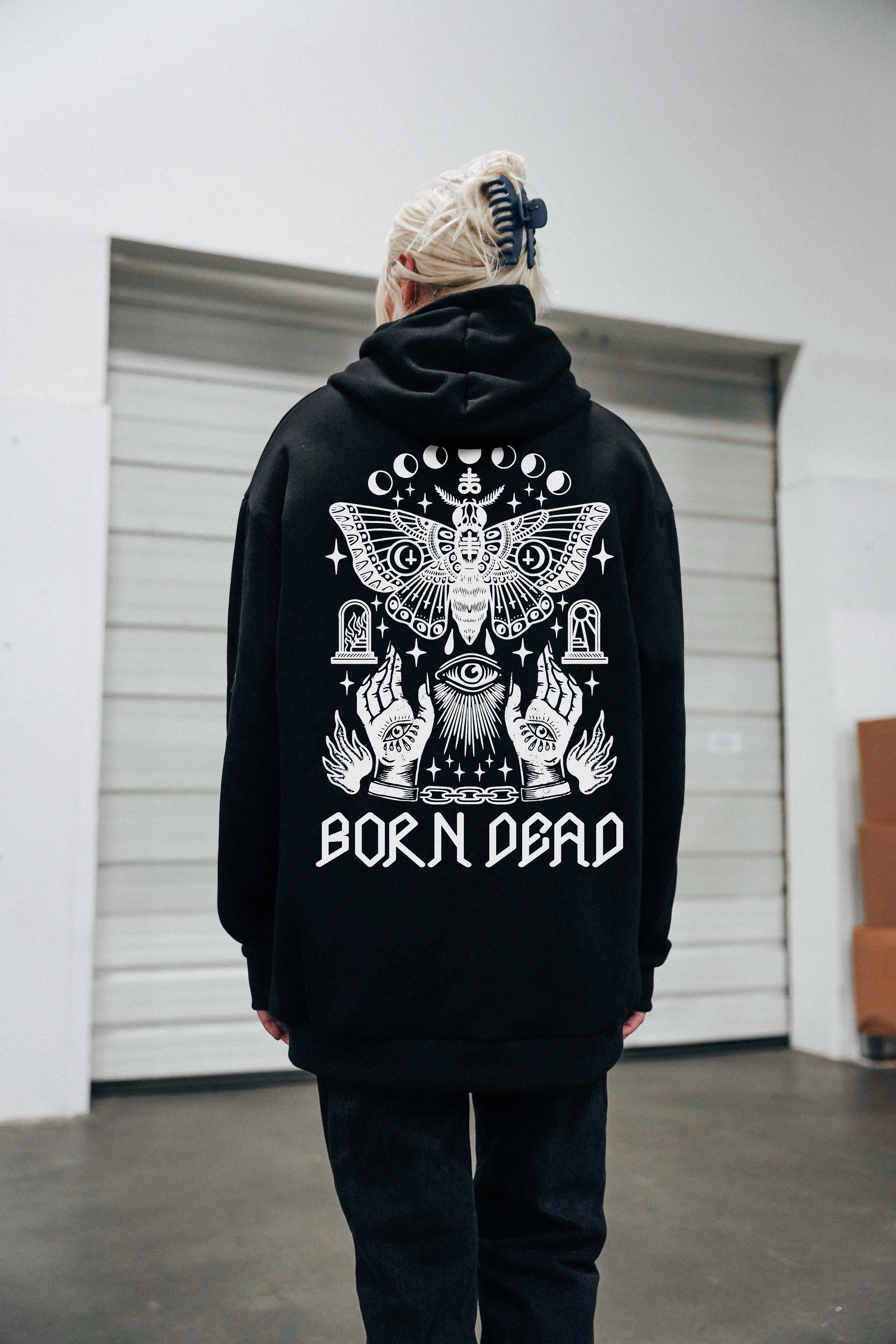 Moth Dust Tattoo Inspired Hoodie