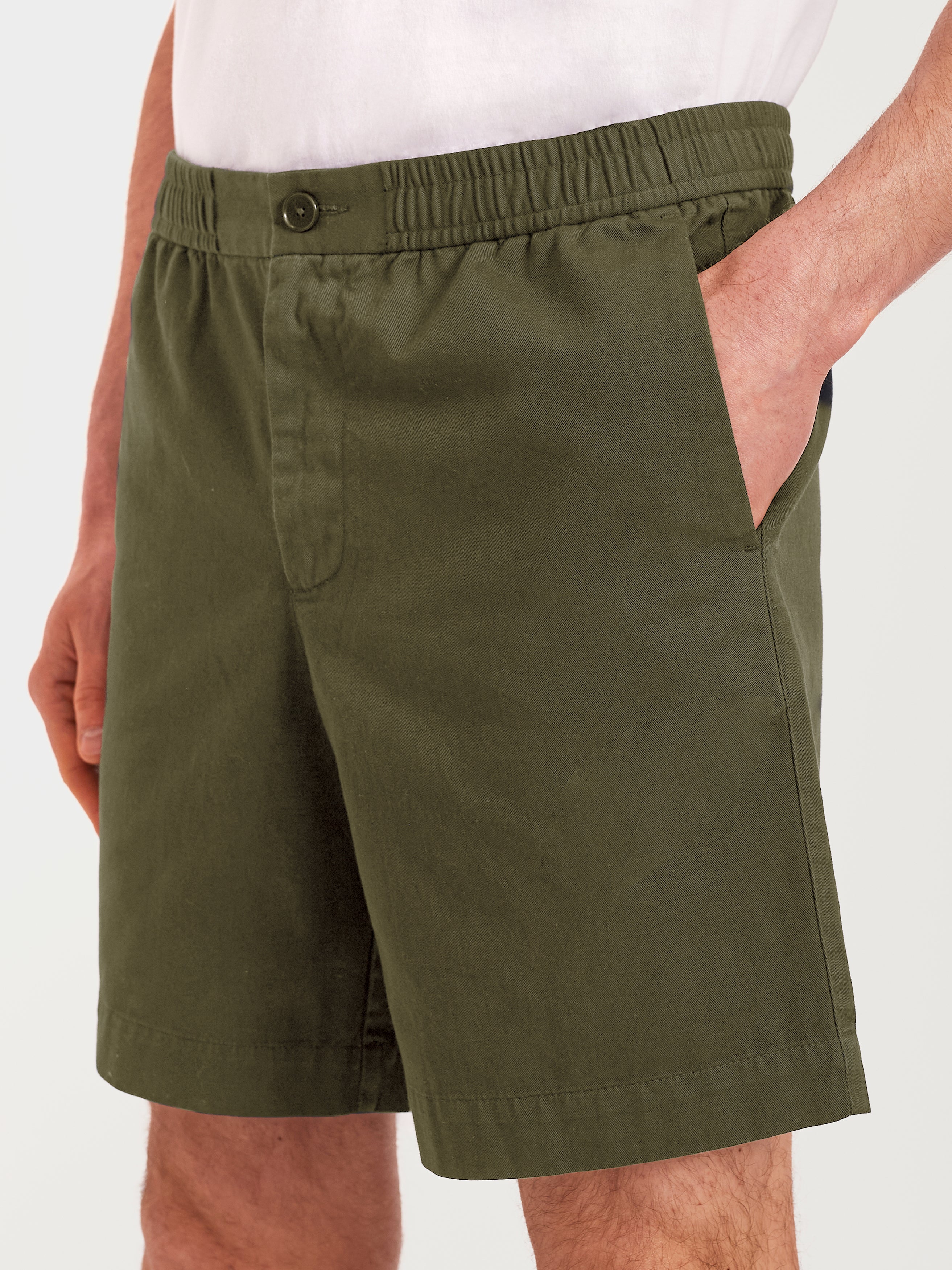 The Easy Shorts || Cypress Olive | Cotton