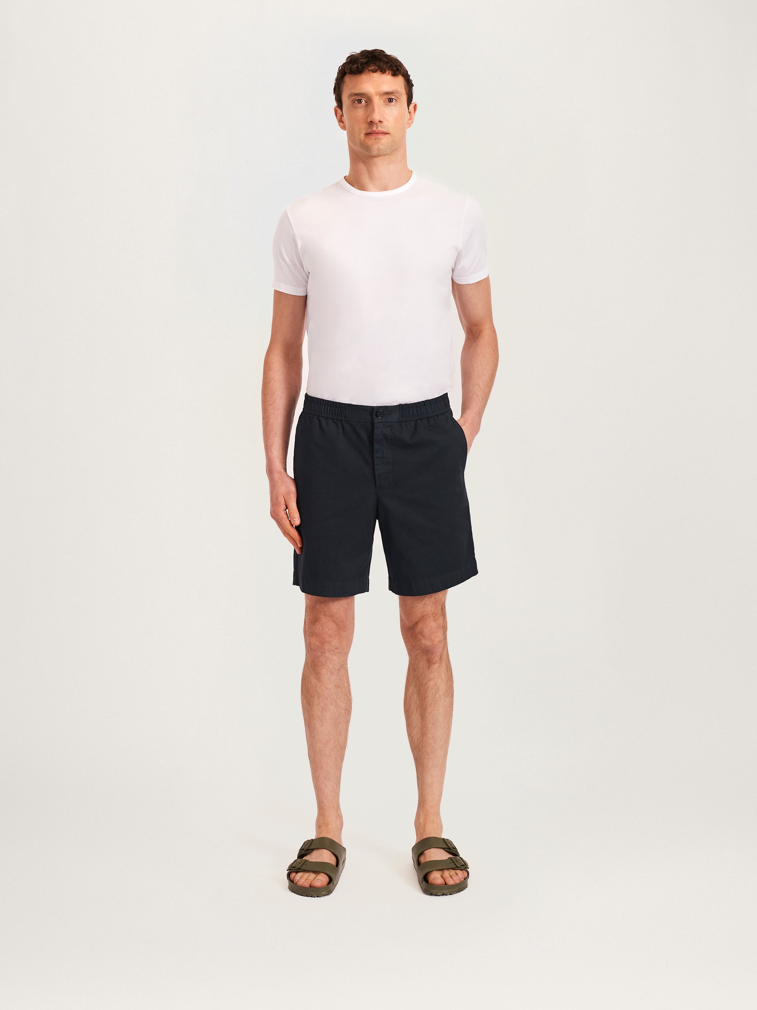 The Easy Shorts || Navy | Cotton