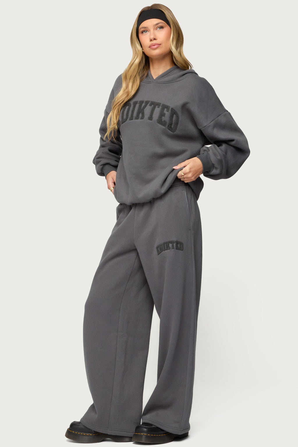 Edikted To You Wide Leg Sweatpants