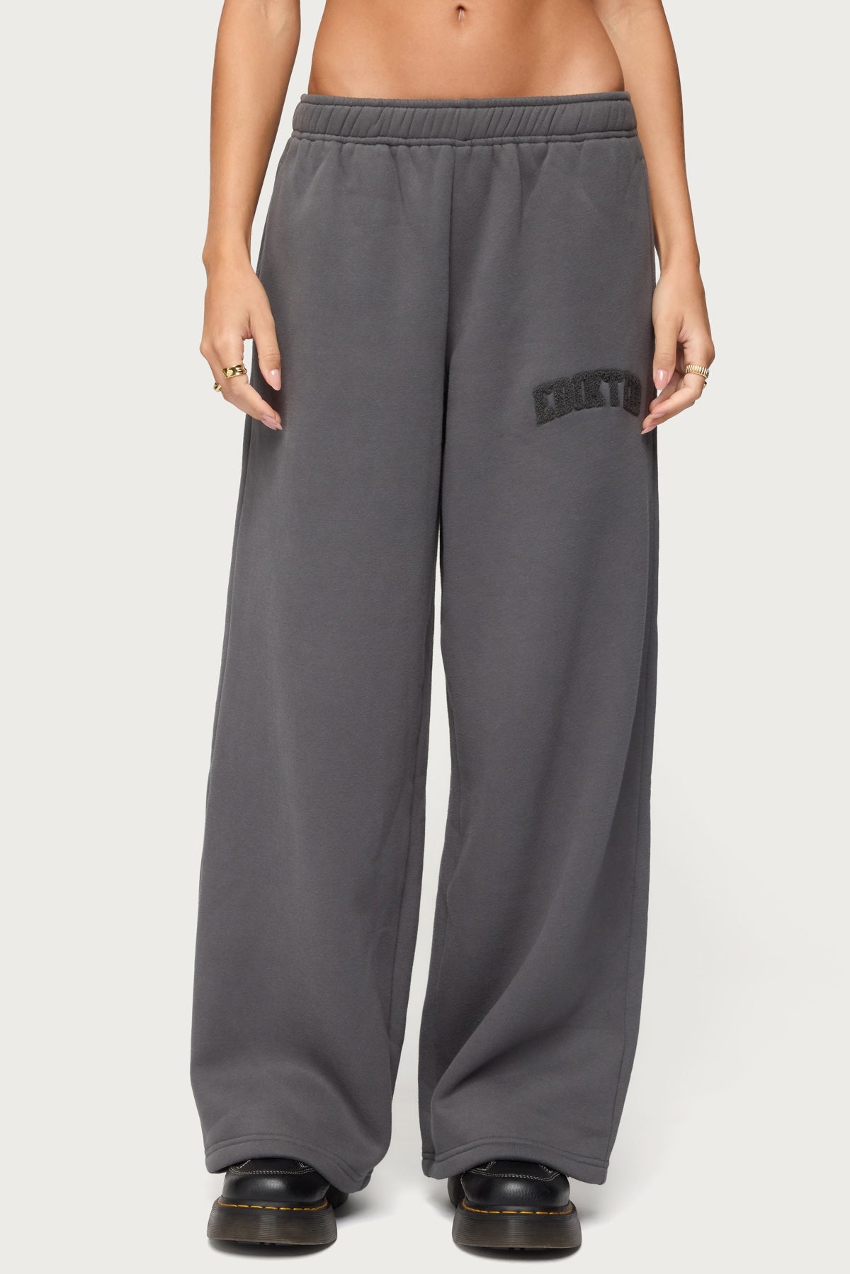 Edikted To You Wide Leg Sweatpants