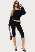 Skyla Knit Capri Pants