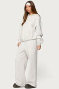 Basic Girl Wide Leg Edikted Sweatpants