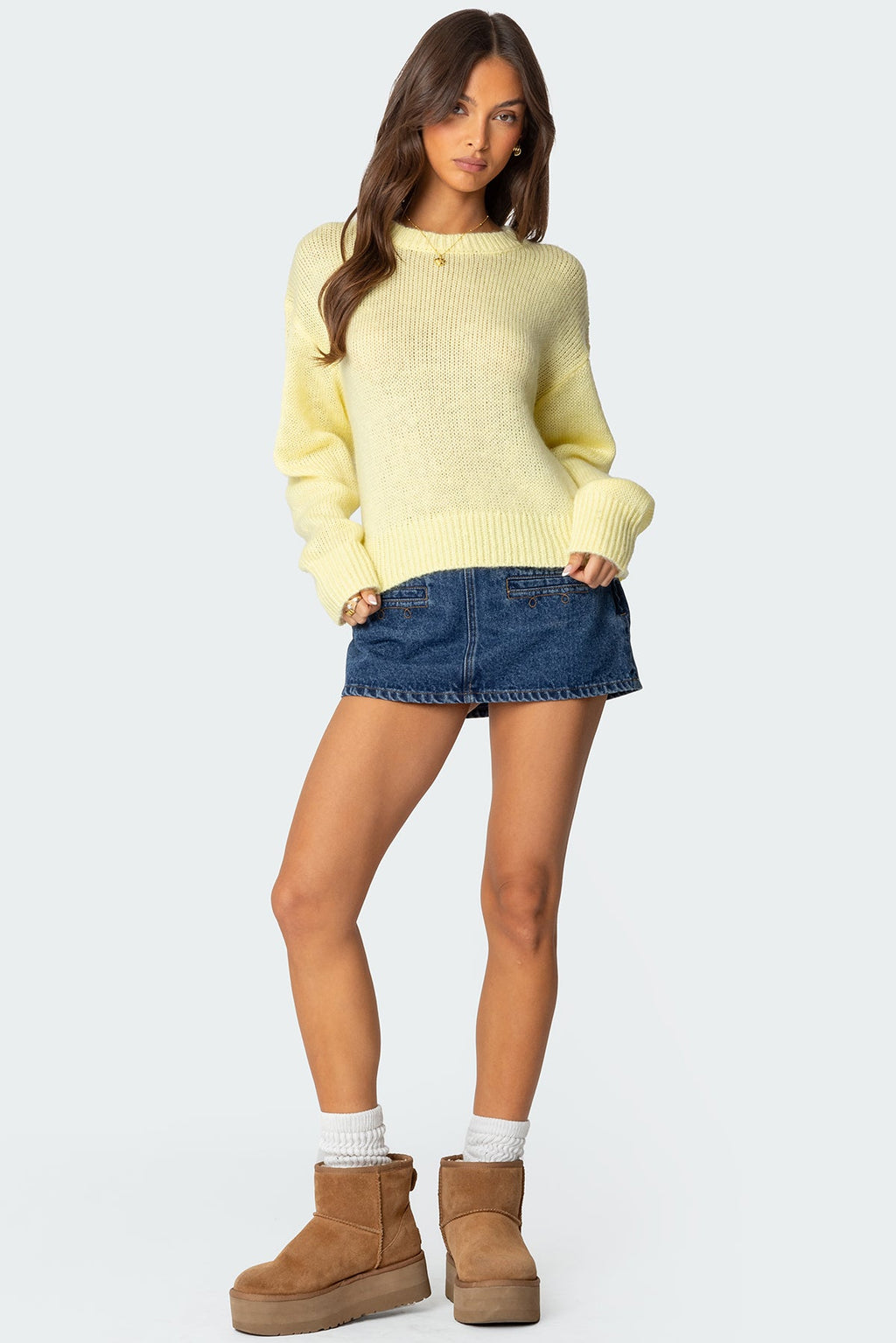 Anita Denim Mini Skort