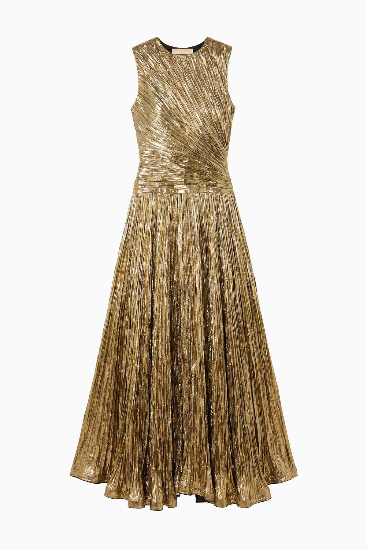 Eugenia Pleated Gown - Gold