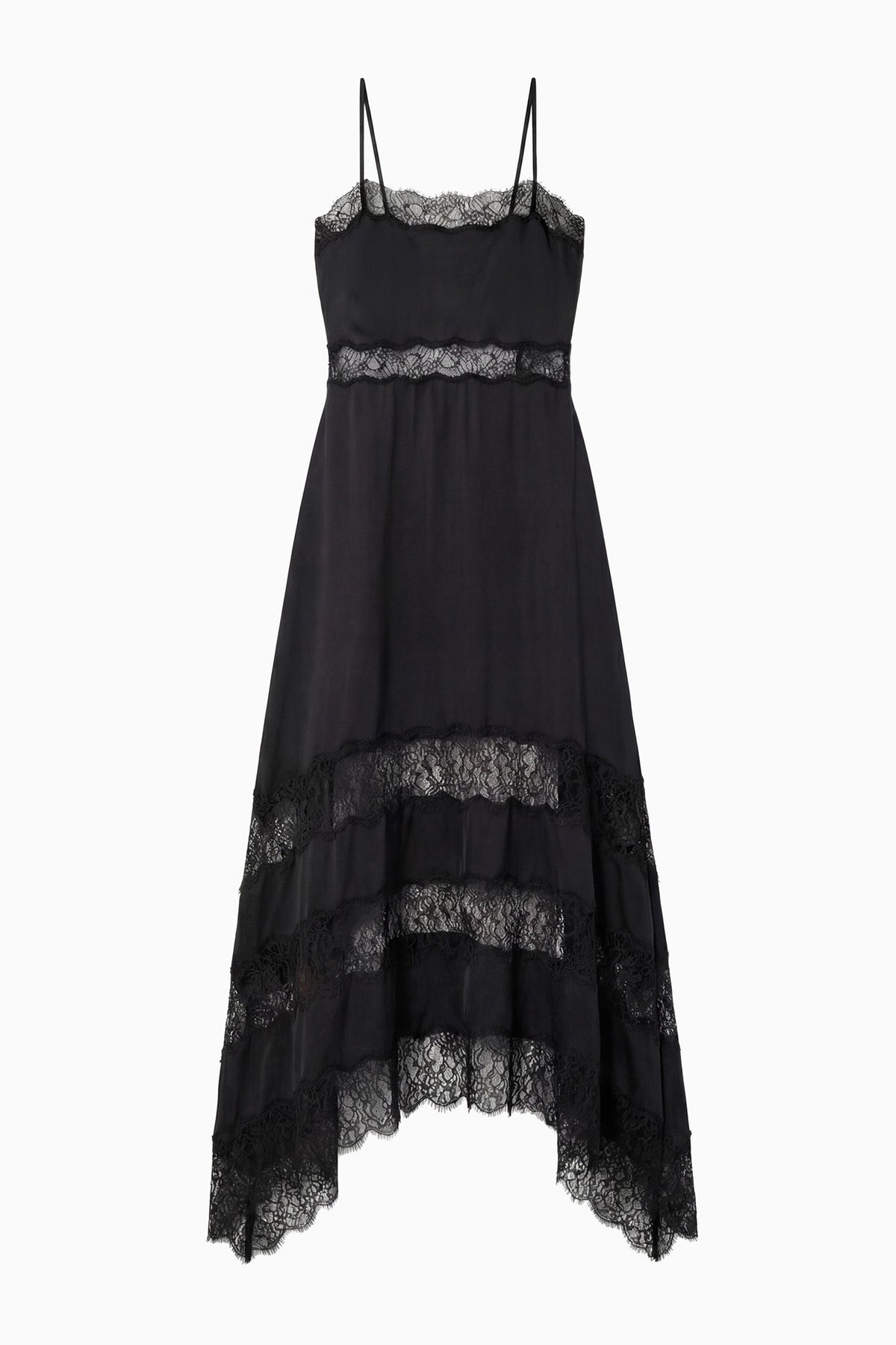 Coco Sleeveless Silk Dress - Noir
