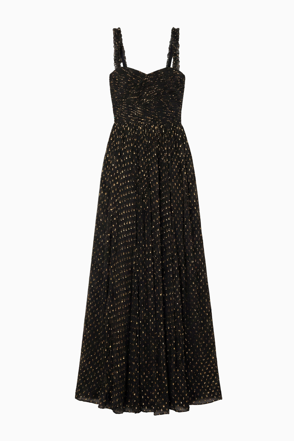 Anastasia Silk Gown - Noir