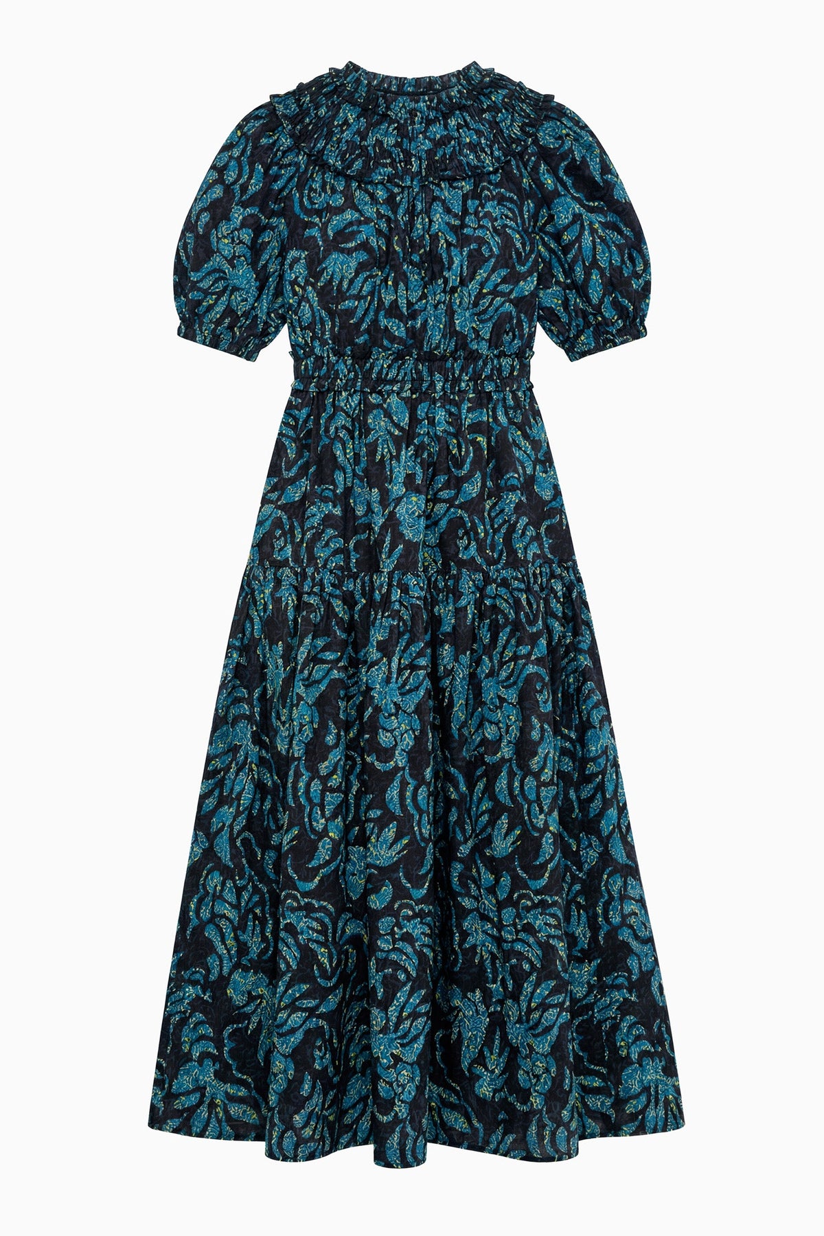 Othella Short Sleeve Cotton Dress - Midnight